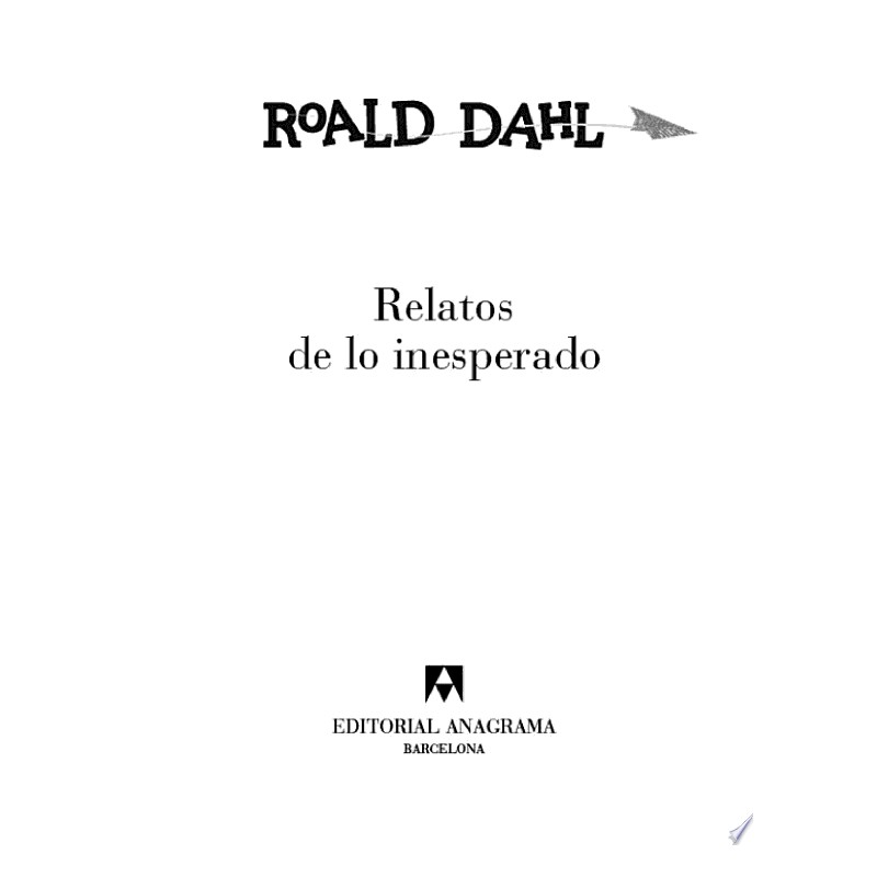 9788433928801.jpg Relatos De Lo Inesperado - Image 1