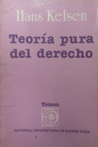 Portada del libro Teoria Pura Del Derecho