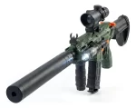 Pistola Hidrogel Con Lazer y mira M416