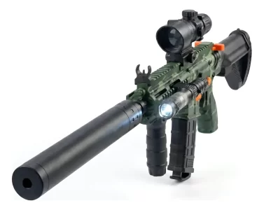 Inicio 21 Pistola Hidrogel Con Lazer y mira M416