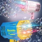 Bazooka De Burbujas De 69 Agujeros Con Luces - Image 2
