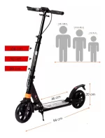 Scooter Metal Plegable Para Niños Con Freno de Disco - Image 3
