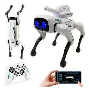 Inicio 17 Perro Robot Inteligente Lanzador De Hidrogel a Control Remoto