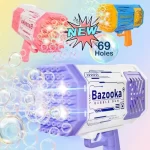Bazooka De Burbujas De 69 Agujeros Con Luces - Image 3