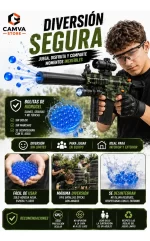 Pistola Hidrogel Con Lazer y mira M416 - Image 2